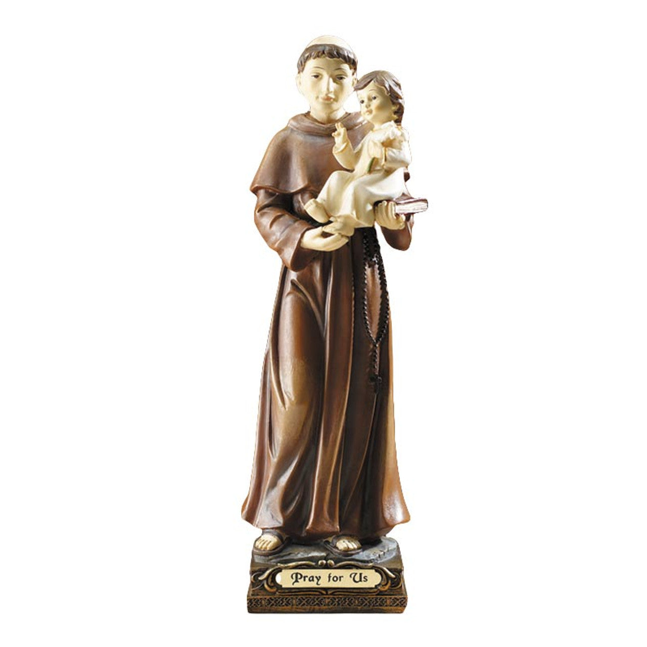 NS259 - St Anthony w Child Statue (8.5")