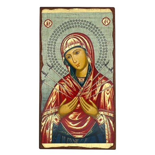 SW23X12 - 110 - Virgin Mary with Seven Swords