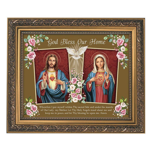 79-1109 - God Bless Our Home Framed Print