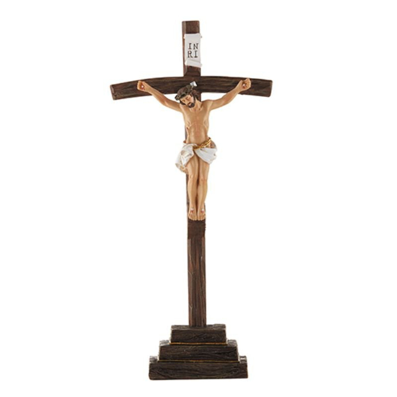B3819 - Papal Standing Crucifix
