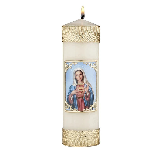 F4113 - Immaculate Heart Devotional Candle