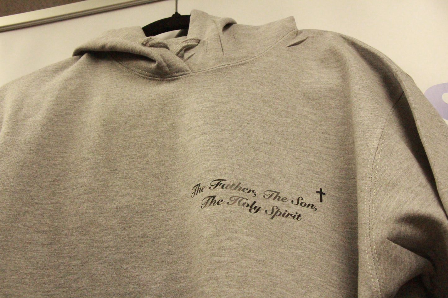 KOSOAN Apparel -The Father, The Son & The Holy Spirit  GRAY HOODIE