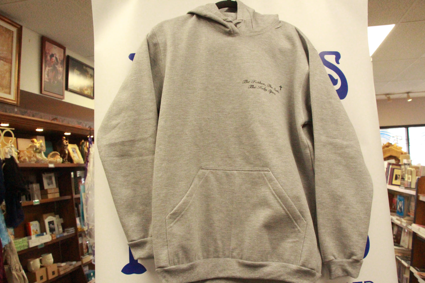 KOSOAN Apparel -The Father, The Son & The Holy Spirit  GRAY HOODIE