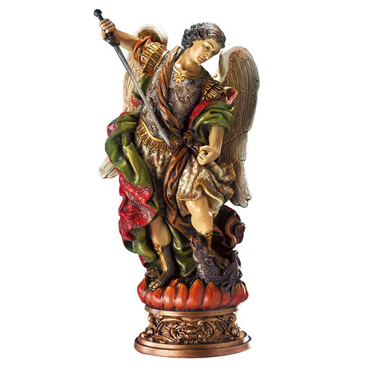 NS838 - 9-3/4" St. Michael Statue