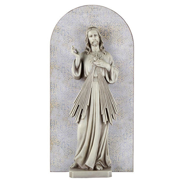 P5903 - Divine Mercy Garden Wall Plaque