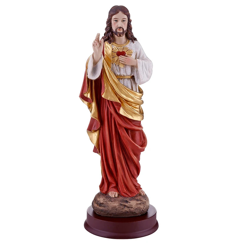 R6134 - 9" Sacred Heart Statue