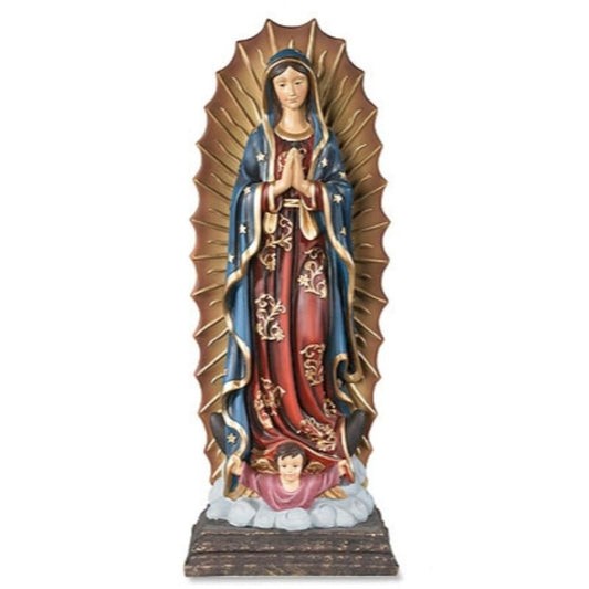 RC063- 17.5" Our Lady of Guadalupe Statue