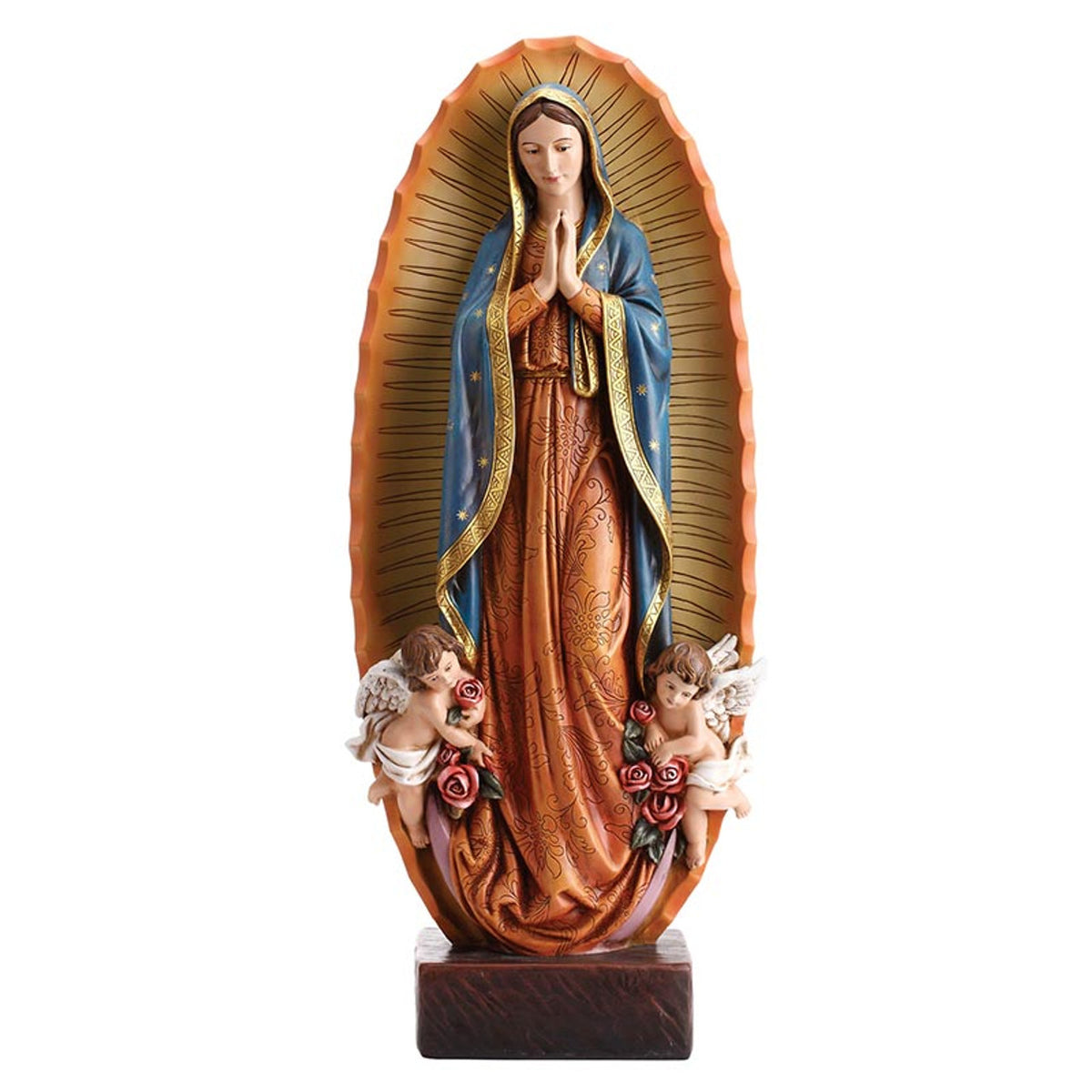 WC793 - 23-1/2" Val Gardena Our Lady of Guadalupe Statue