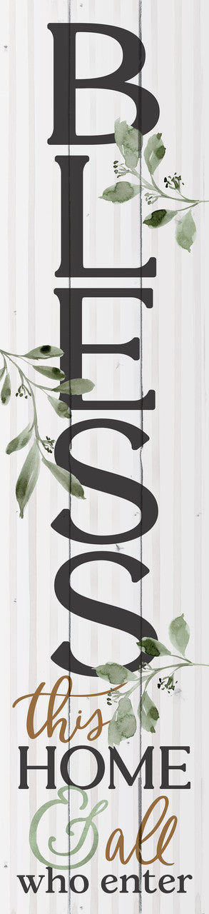 YPCH0003 - Blessings Collection Porch Sign - Bless This Home & All Who Enter