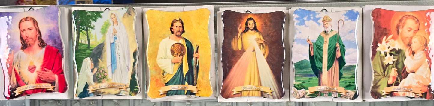 Plaques - 6 Saints to Chose From